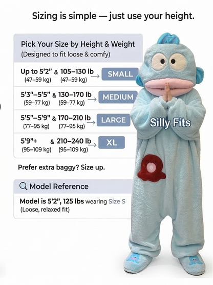 The silly Fits Fish