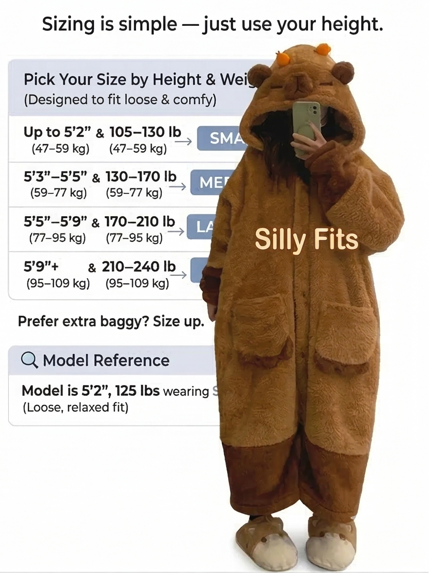 The Silly Fits Capybara