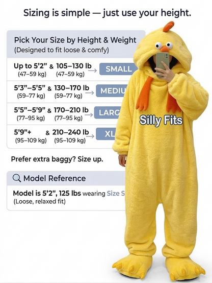 The silly Fits Chicken